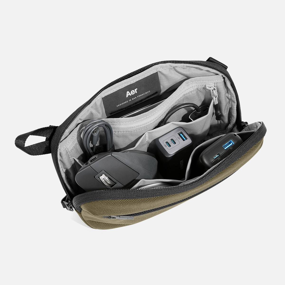 Slim Pouch Mk II — Olive view 7